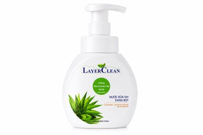 Thu hồi nước rửa tay dạng bọt Layer Clean 330 ml
