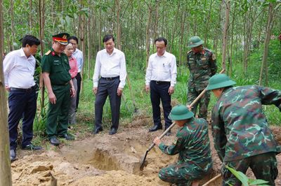 Phát hiện 13 hài cốt liệt sĩ tại nơi diễn ra trận chiến đấu ác liệt năm 1972