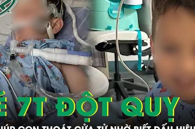 Bé trai 7 tuổi bất ngờ đột quỵ khi đang đi bơi, bố giúp con thoát cửa tử nhờ phát hiện dấu hiệu này
