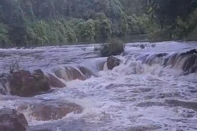 Nước sông Ngang chuyển màu nâu xám kèm mùi hôi bất thường
