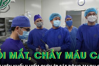 Lồi mắt, chảy máu cam, bé trai 14 tuổi phát hiện khối u hiếm chèn ép sát động mạch cảnh