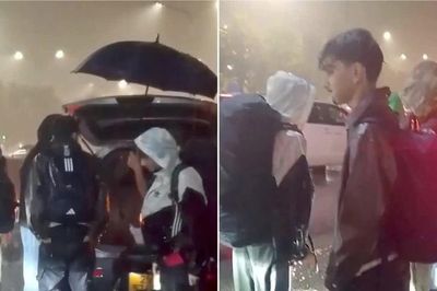 Sau 'bão' một sao, sân bay Nội Bài tổ chức lại giao thông cho xe dịch vụ