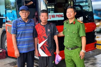 Quảng Ngãi: Công an xã Tịnh Khê kịp thời hỗ trợ người đàn ông đi lạc đoàn tụ với gia đình