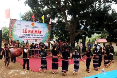 Quảng Ngãi: Làng Kon Bưu thành lập Câu lạc bộ Văn hóa dân gian Xơ Đăng để gìn giữ bản sắc