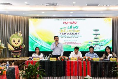 Đắk Lắk kỳ vọng thu hút 300.000 lượt khách tại Lễ hội Sầu riêng năm 2026