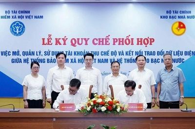 Bảo hiểm xã hội Việt Nam và Kho bạc Nhà nước ký kết Quy chế phối hợp