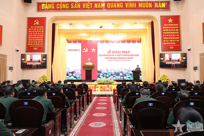 Quân đoàn 12 khai mạc Hội thi chủ nhiệm hậu cần - kỹ thuật