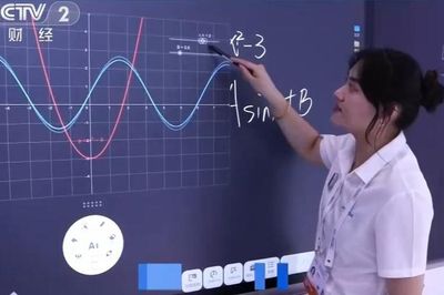 Bảng đen tích hợp trí tuệ nhân tạo (AI) của Trung Quốc gây bão mạng xã hội