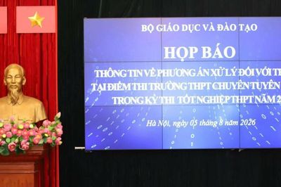 Bộ GD&ĐT: Tổ chức thi lại tại điểm thi Trường THPT Chuyên Tuyên Quang nhằm đảm bảo khách quan, công bằng