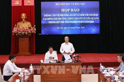 Thi lại tại điểm thi Chuyên Tuyên Quang: Bảo vệ người không vi phạm, xử lý nghiêm hành vi gian lận