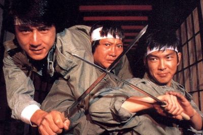 Ba 'ông trùm' võ thuật Thành Long - Hồng Kim Bảo - Nguyên Bưu chạm mặt