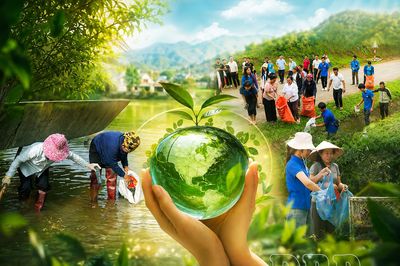 Đồng lòng xây dựng môi trường xanh - sạch - đẹp