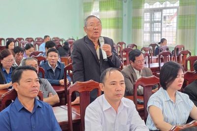 Cử tri phường Thống Nhất kiến nghị nhiều vấn đề dân sinh