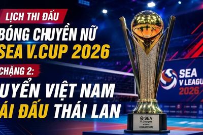 Lịch thi đấu bóng chuyền nữ SEA V.Cup 2026 chặng 2: Tuyển Việt Nam tái đấu Thái Lan