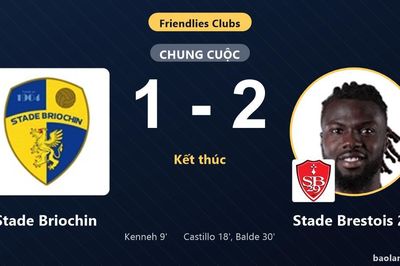 Stade Brestois 29 ngược dòng, Stade Briochin nhận thất bại ở Club Friendlies