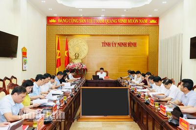 Ban Thường vụ Tỉnh ủy xem xét, thi hành kỷ luật đảng viên vi phạm