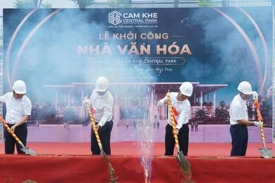Khởi công nhà văn hóa đa năng tại Cẩm Khê Central Park: Hoàn thiện hệ sinh thái tiện ích đô thị trung tâm
