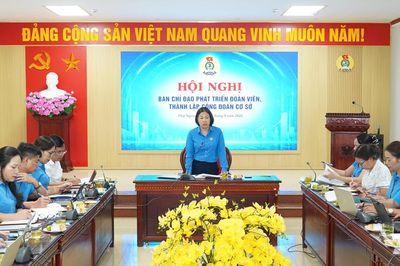 Thái Nguyên kết nạp gần 12.200 đoàn viên công đoàn
