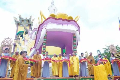 Lễ khánh tạ Tam bảo chùa Quang Minh (TP.HCM) sau nhiều năm kiến thiết