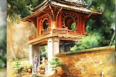 Vẻ đẹp Văn Miếu - Quốc Tử Giám qua nghệ thuật đương đại