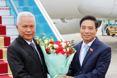 Chủ tịch Quốc hội Thái Lan Sophon Zaram đến Hà Nội, bắt đầu chuyến thăm chính thức Việt Nam