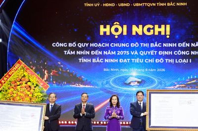 Bắc Ninh: Công bố Quy hoạch chung đô thị và Quyết định công nhận đạt tiêu chí đô thị loại I