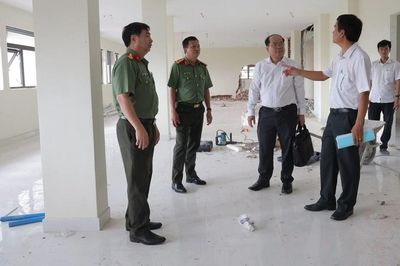 Gấp rút hoàn tất thủ tục để Trường Văn hóa CAND IV kịp khai giảng năm học mới