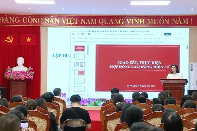 Hà Nội tập huấn triển khai hợp đồng lao động điện tử