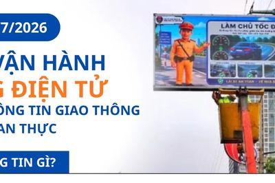 Đi đường ở Hà Nội sắp 'nhàn' hơn với 36 bảng thông minh cảnh báo giao thông