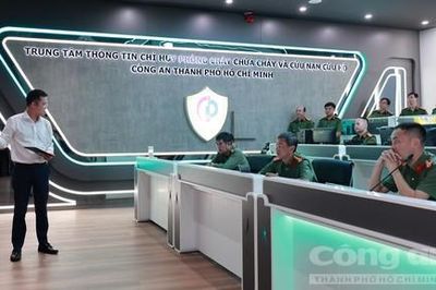 Công an TPHCM: Ra mắt Trung tâm Thông tin chỉ huy 114 kết nối hệ thống truyền tin báo sự cố PCCC