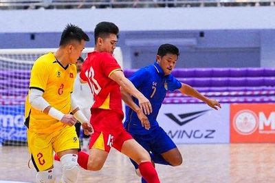 Tuyển futsal Việt Nam ngược dòng cầm hòa trước Thái Lan