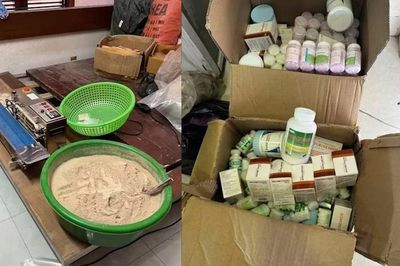 Triệt phá cơ sở sản xuất thuốc Đông y pha trộn Paracetamol