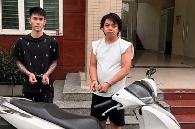 Bắt nhanh 2 đối tượng trộm cắp xe SH