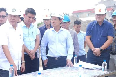 Lãnh đạo Thành ủy Hà Nội kiểm tra, thúc tiến độ nhiều dự án giao thông trọng điểm
