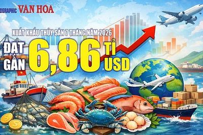 Xuất khẩu thủy sản Việt Nam đạt gần 6,86 tỉ USD sau 7 tháng, tăng 11,5%