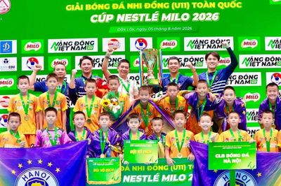 U11 Hà Nội FC: Chiếc cúp vô địch của cả một hệ thống