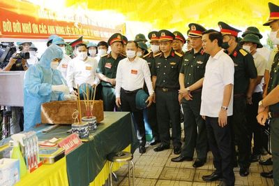 Kiểm tra thực hiện Chiến dịch '500 ngày đêm' tại xã Bắc Lũng, Bắc Ninh