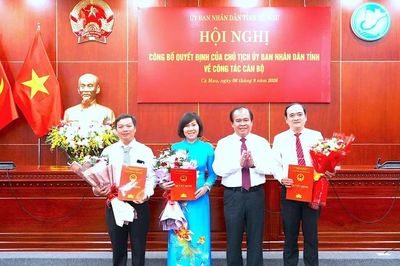 Cà Mau bổ nhiệm nhiều Phó Giám đốc Sở