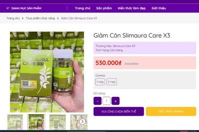 Khẩn trương kiểm tra, xác minh hoạt động kinh doanh sản phẩm giảm cân Slimaura Care x3