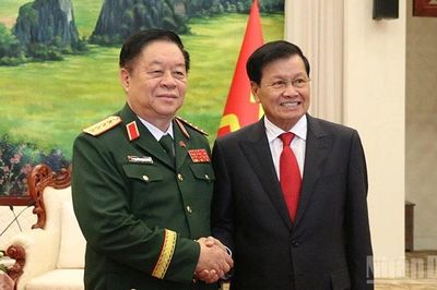 Hợp tác Quân đội tiếp tục là trụ cột quan trọng của quan hệ đặc biệt Việt Nam-Lào