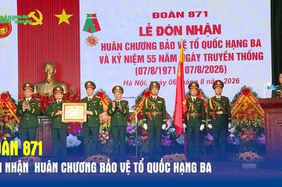 Đoàn 871 đón nhận Huân chương Bảo vệ Tổ quốc hạng Ba