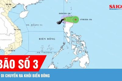 Bão số 3 đã ra khỏi Biển Đông