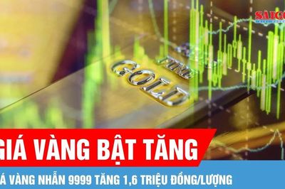 Sáng 6-8, giá vàng tăng thêm đến 1,6 triệu đồng/lượng