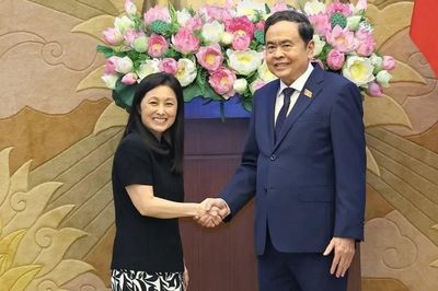 Chủ tịch Quốc hội Trần Thanh Mẫn tiếp tân Đại sứ Hoa Kỳ tại Việt Nam