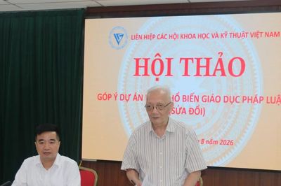VUSTA góp ý hoàn thiện dự án Luật Phổ biến, giáo dục pháp luật