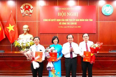 Cà Mau bổ nhiệm 3 Phó Giám đốc sở là lãnh đạo trường cao đẳng