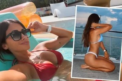 Vợ người mẫu của Messi đăng ảnh mặc bikini và phản ứng của bạn gái Ronaldo