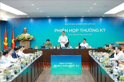 Thủ tướng chủ trì cuộc họp thường kỳ của Ban Chỉ đạo An ninh mạng quốc gia
