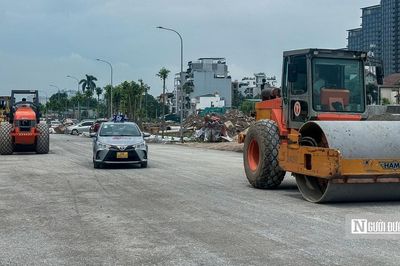 Hiện trạng tiến độ tuyến đường vừa được Chủ tịch Hà Nội kiểm tra
