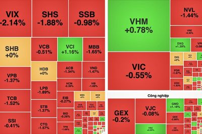 Thị trường chìm trong sắc đỏ, VN-Index giảm phiên thứ hai liên tiếp
